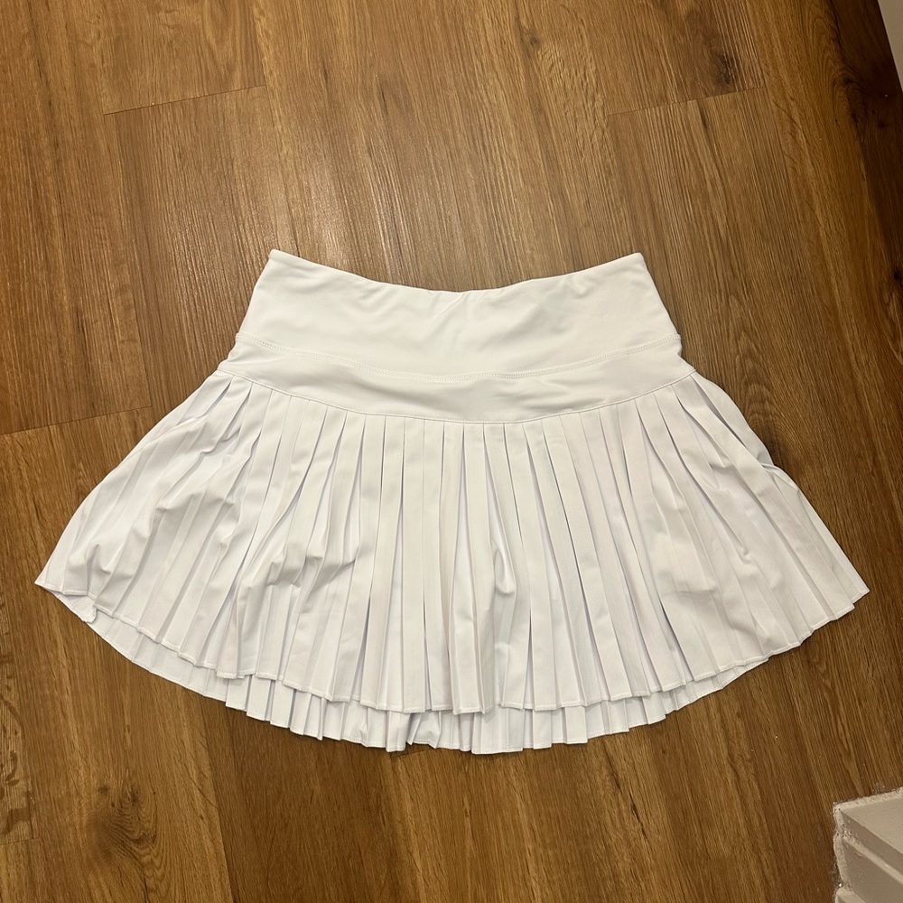 Gold Hinge White Skirt